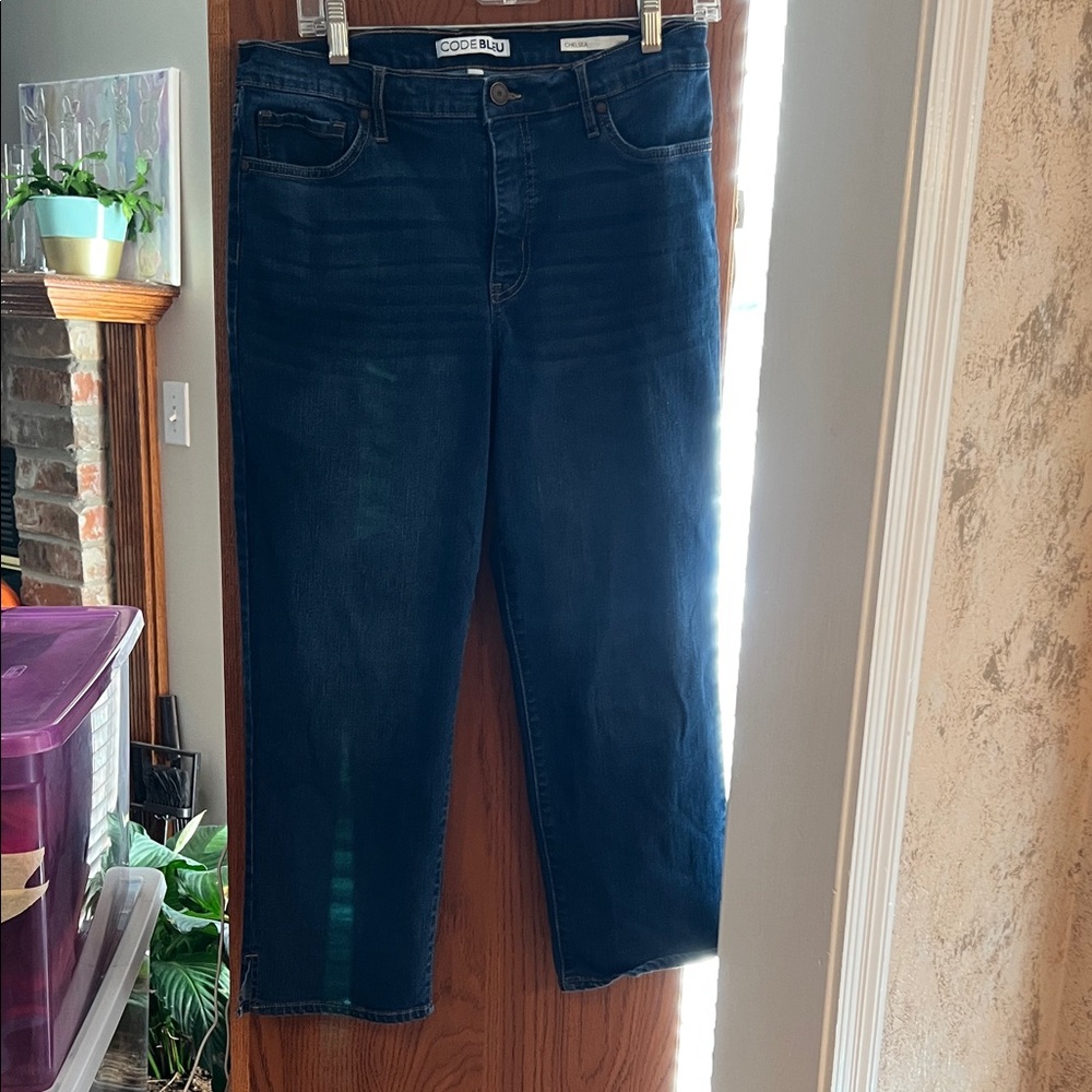Code Bleu Dark Blue Men's Straight Jeans